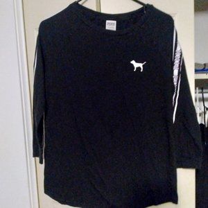 Vs pink quarter sleeve shirt